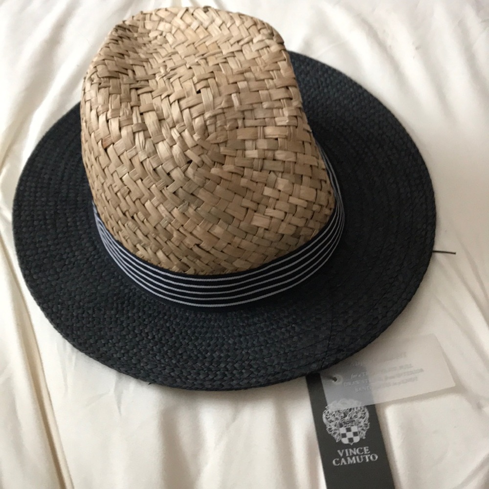 Vince Camuto Straw Fedora